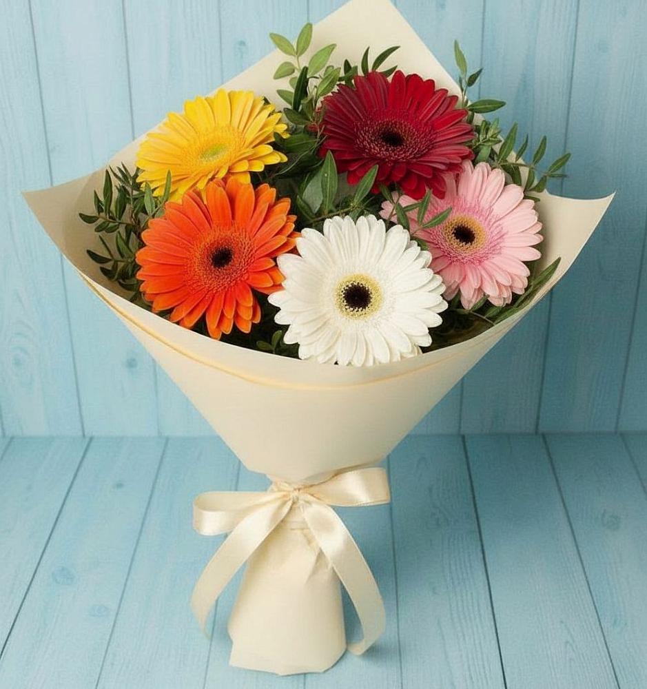 Букет цветов из: Герберы в Садовом Ставропольского края