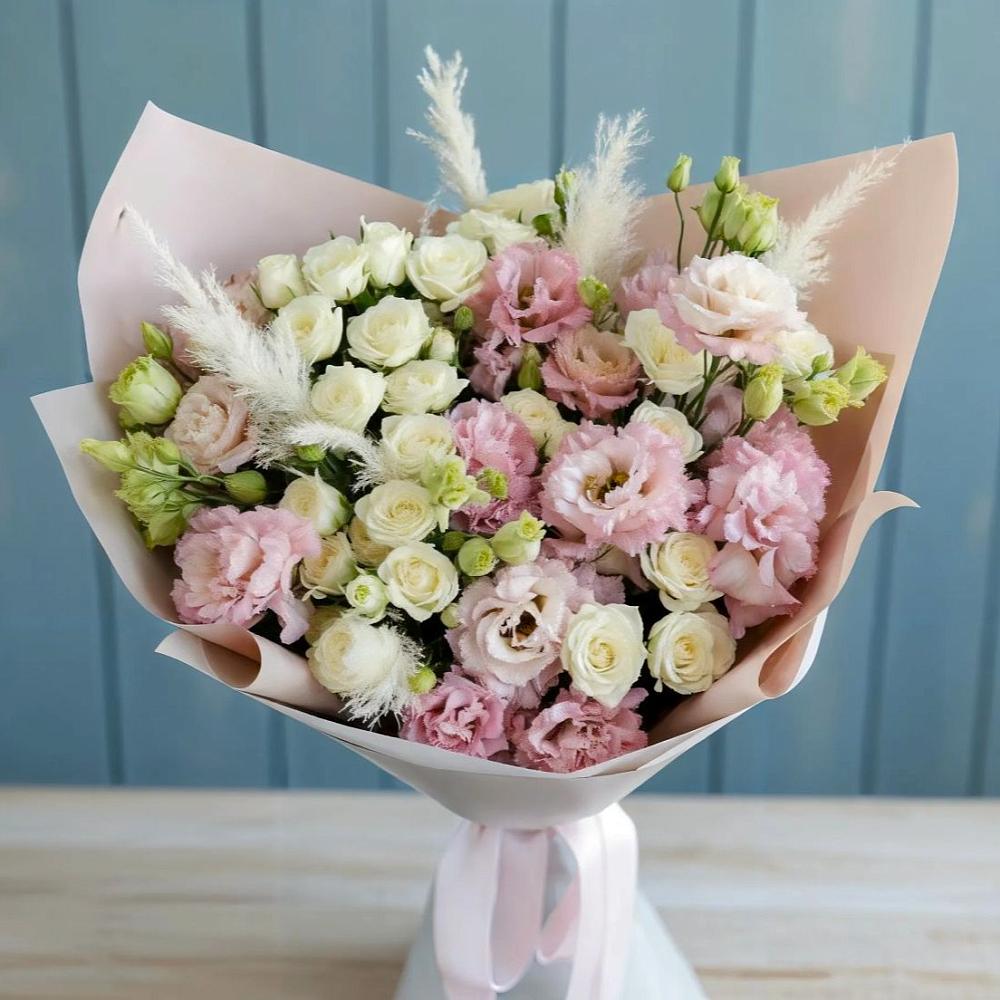 Букет цветов из: Альстромерии и Розы в Садовом Ставропольского края