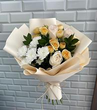 Букет цветов из:  Розы и Хризантемы #REPLACE_PRED# Садовом Ставропольского края
