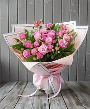 Букет Розовый кустик #REPLACE_PRED# Садовом Ставропольского края