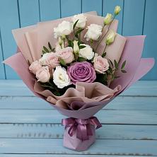 Букет цветов из:  Розы и Лизиантусы в Садовом Ставропольского края