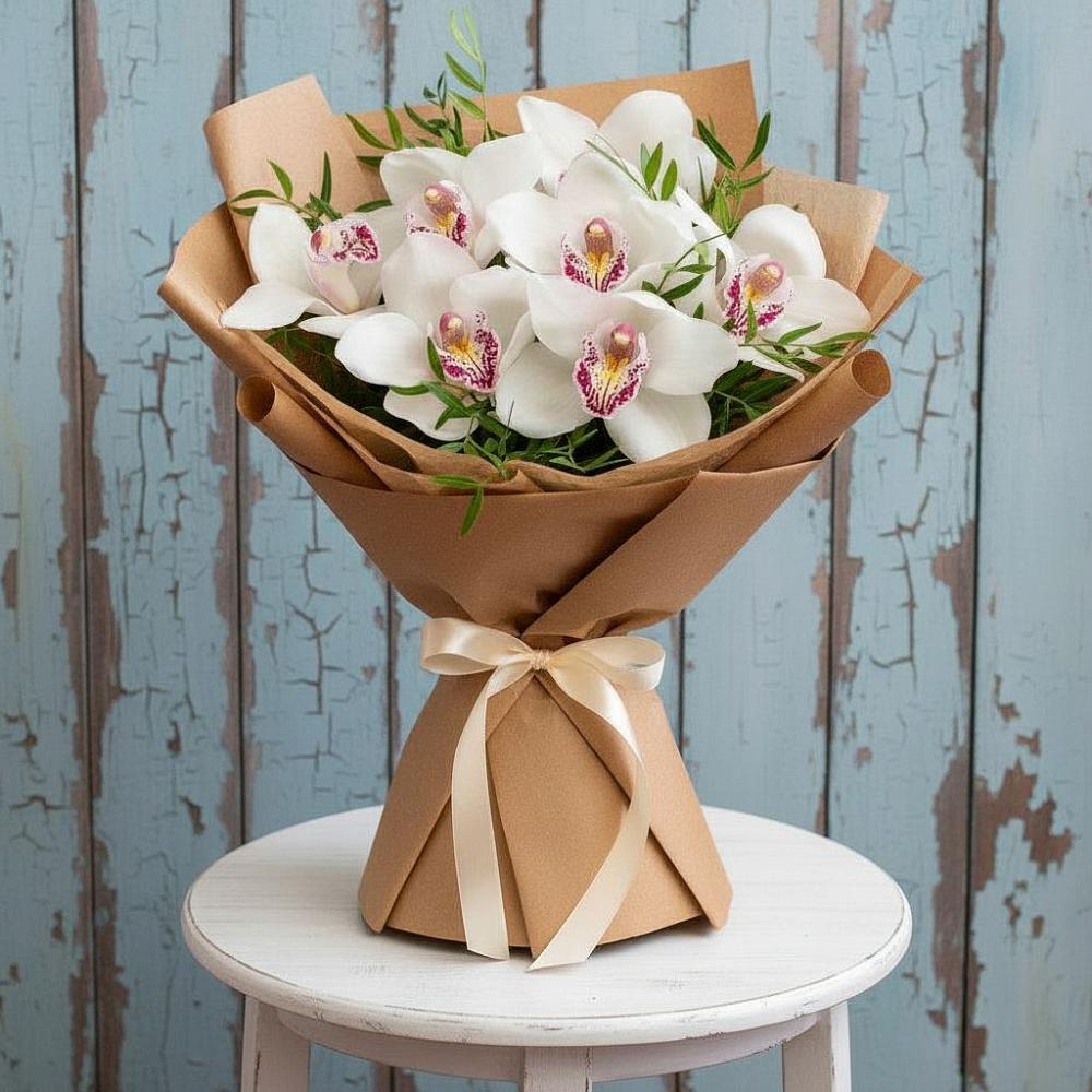 Букет цветов из: Орхидеи и Розы в Садовом Ставропольского края