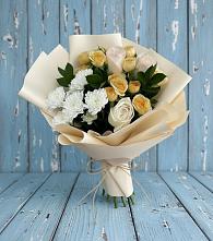 Букет цветов из:  Розы и Хризантемы в Садовом Ставропольского края