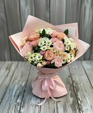 Букет цветов из:  Гвоздики, Розы и Хризантемы в Садовом Ставропольского края