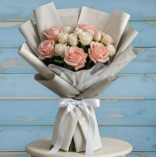 Букет цветов из:  Розы #REPLACE_PRED# Садовом Ставропольского края