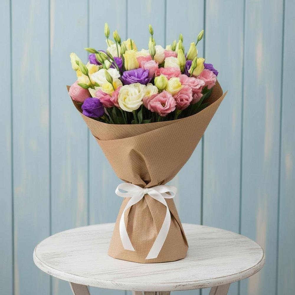 Букет цветов из: Лизиантусы в Садовом Ставропольского края