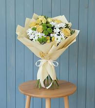 Букет цветов из:  Хризантемы и Розы в Садовом Ставропольского края