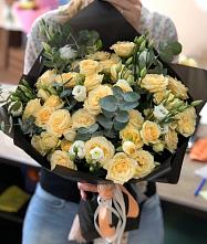 Букет цветов из:  Розы и Лизиантусы #REPLACE_PRED# Садовом Ставропольского края