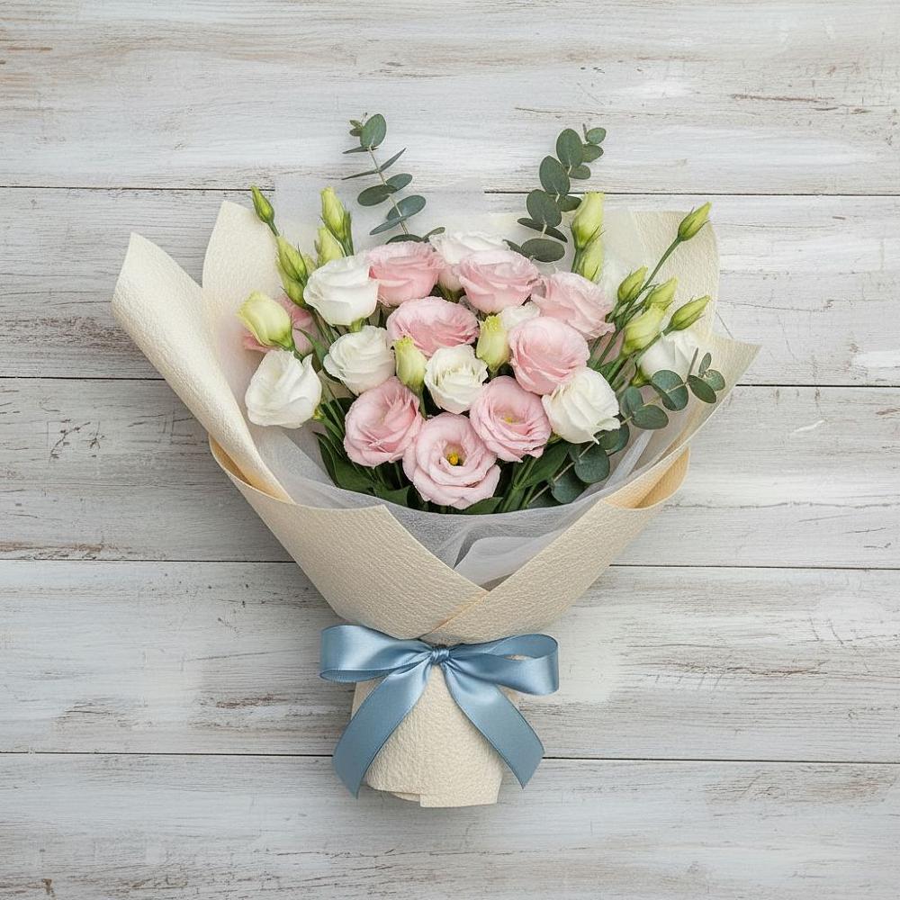 Букет цветов из: Лизиантусы в Садовом Ставропольского края